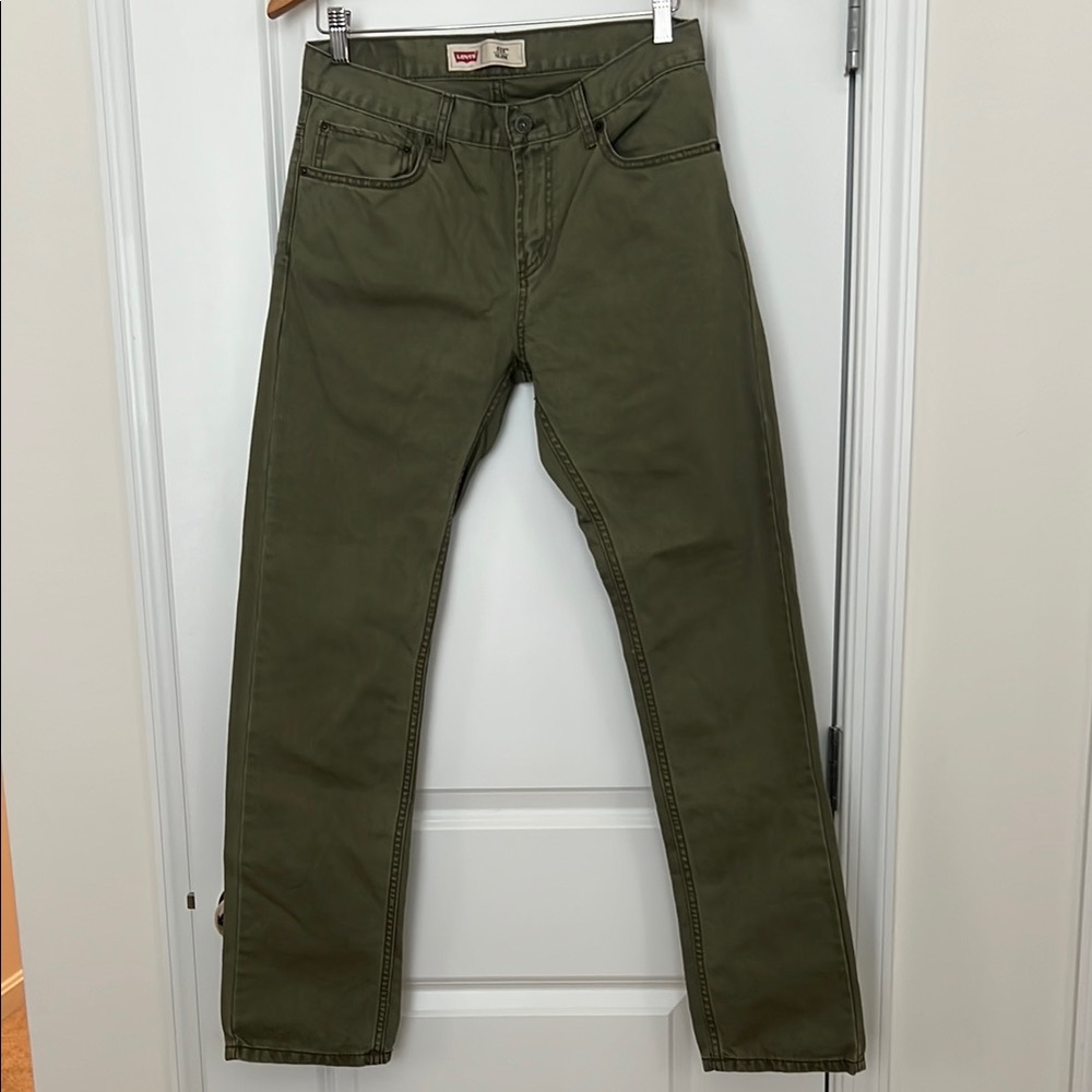 Levi's Men's Olive Jeans 511 Slim